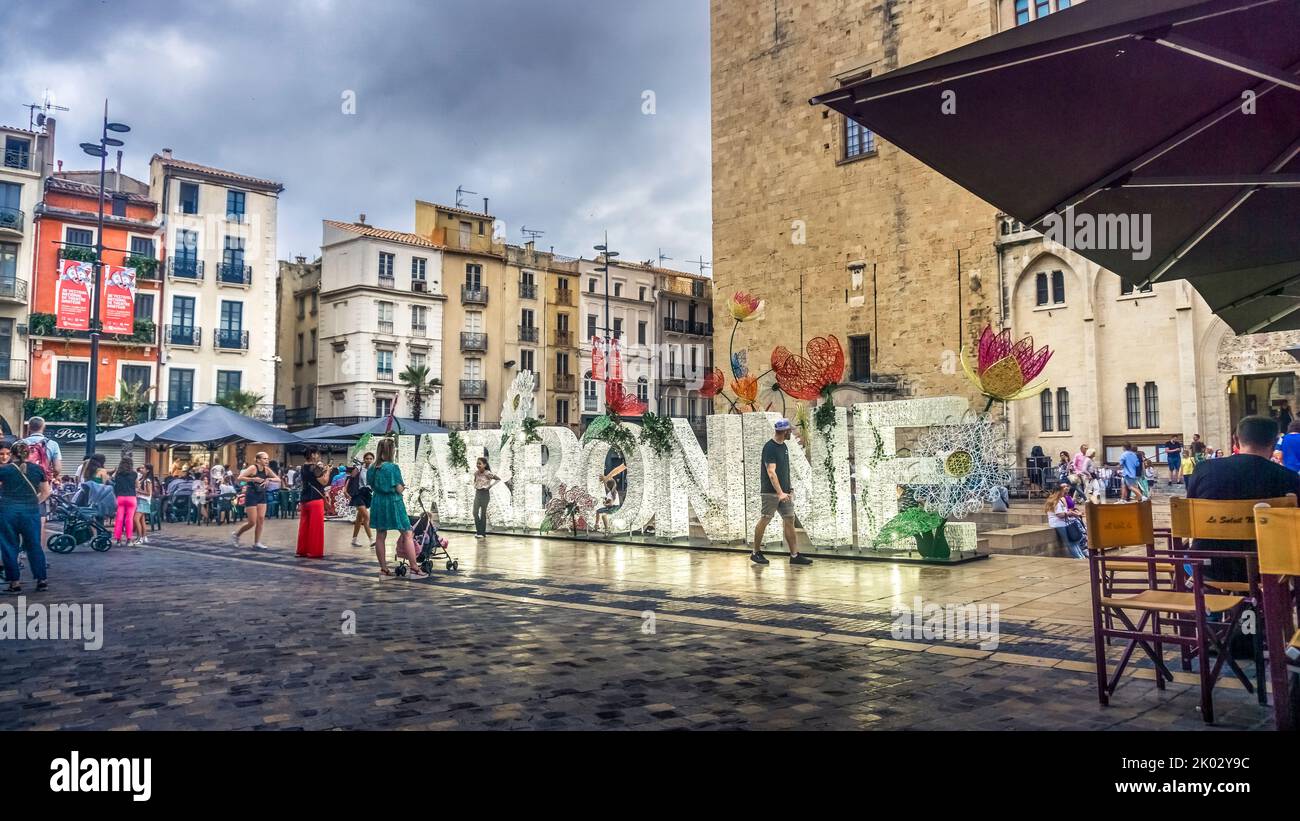 Fête de la Musique in Narbonne, the first official Fête de la Musique took place in Paris on June 21, 1982. The festival has become increasingly popular over the decades. Stock Photo