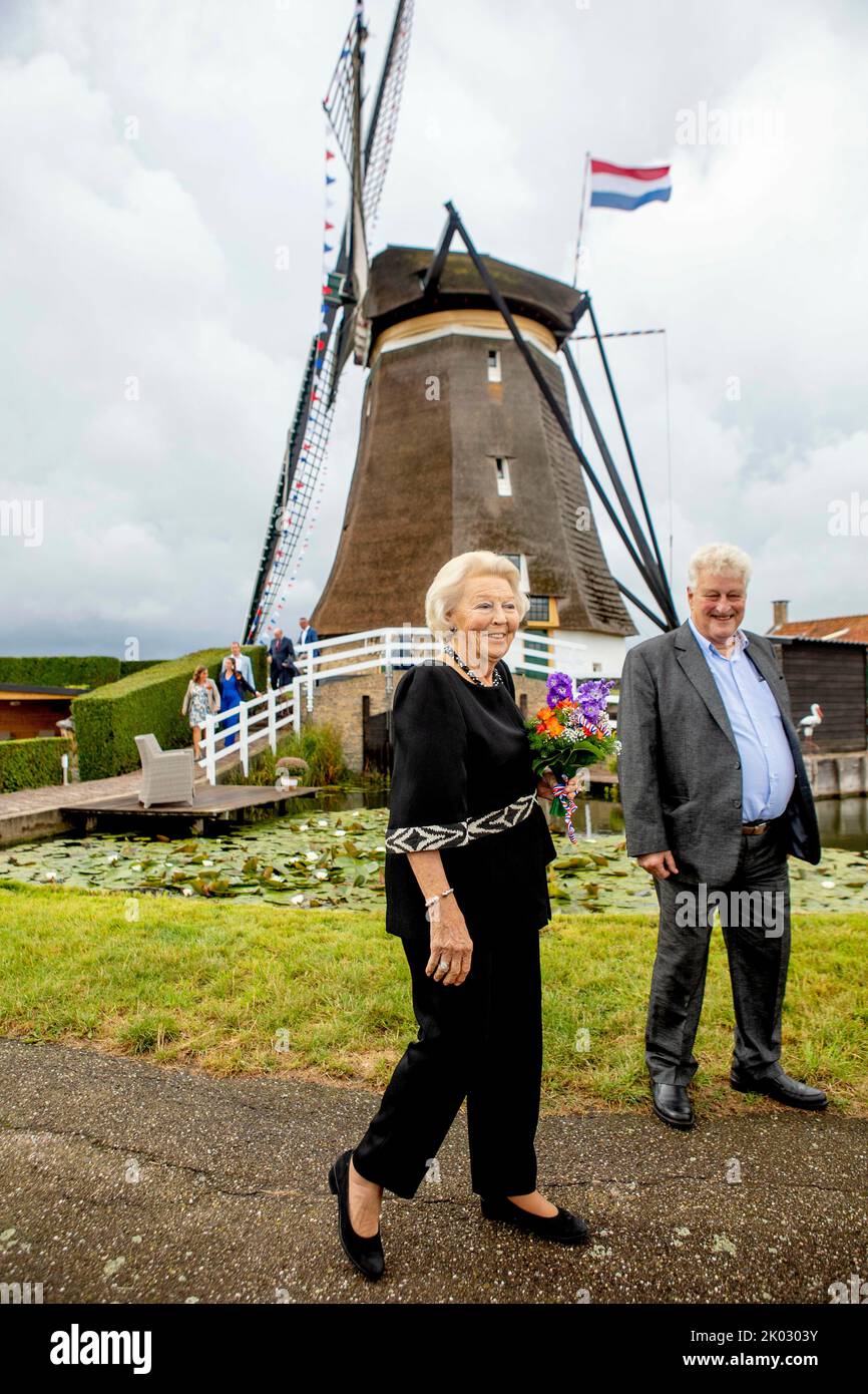 Zevenhuizen, Niederlande. 09th Sep, 2022. Princess Beatrix of The