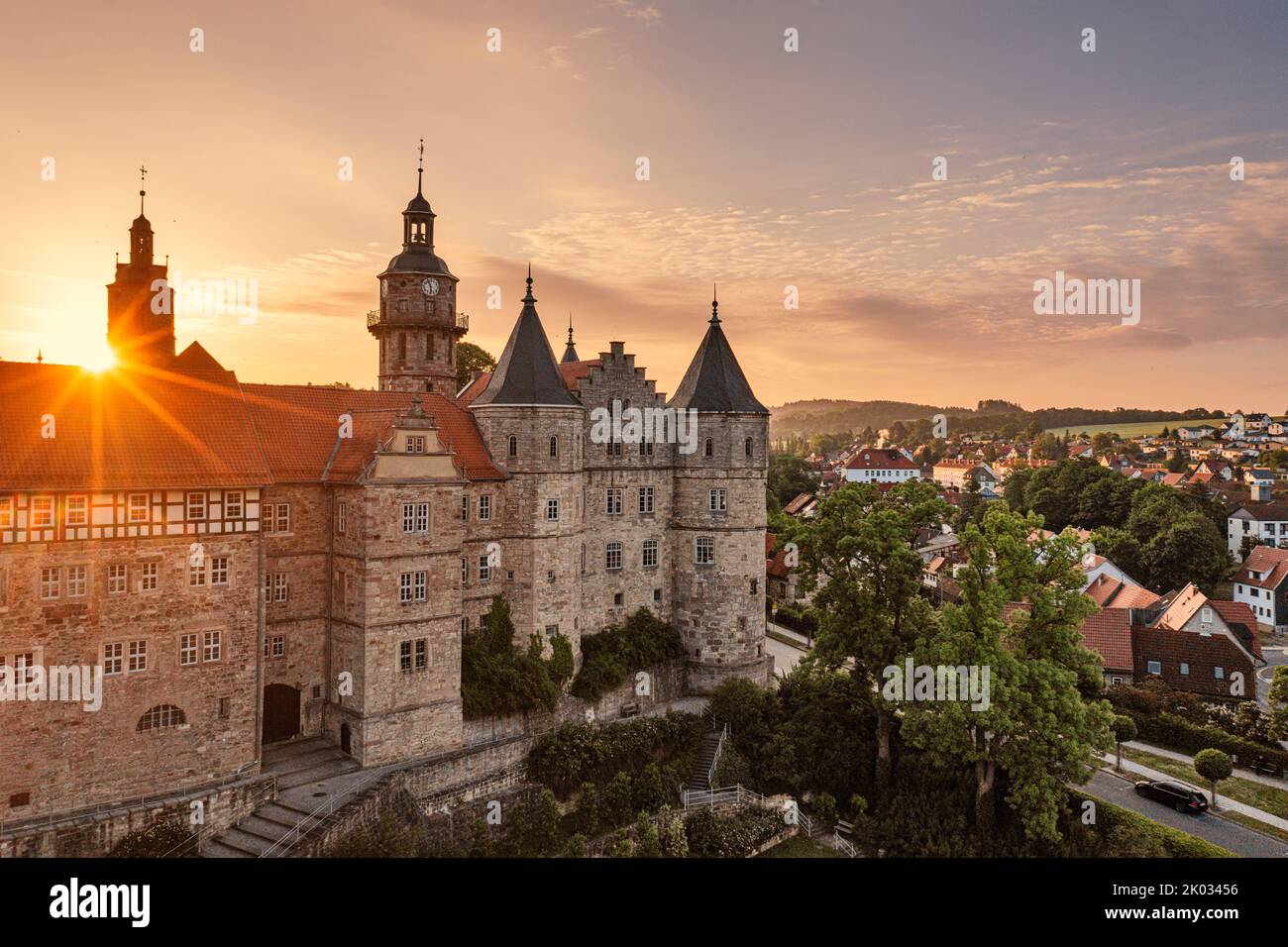 Bertholdsburg castle natural history museum hi-res stock photography ...