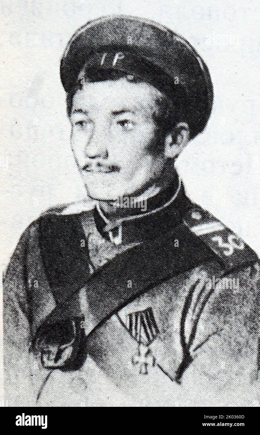 Sailor Pyotr Koshka, hero of the defence of Sevastopol. Stock Photo