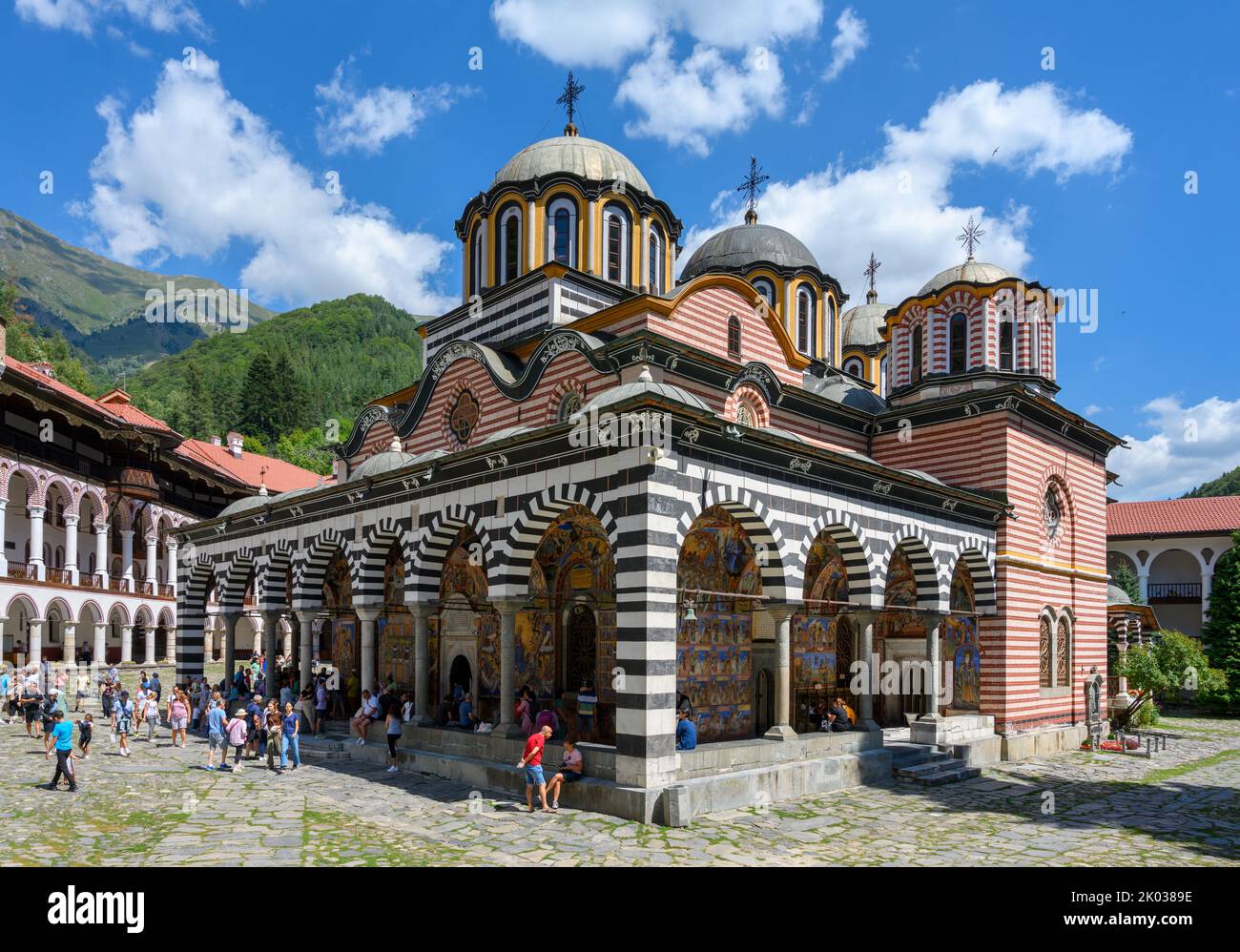 Rila Monastery, Rila, Bulgaria Stock Photo