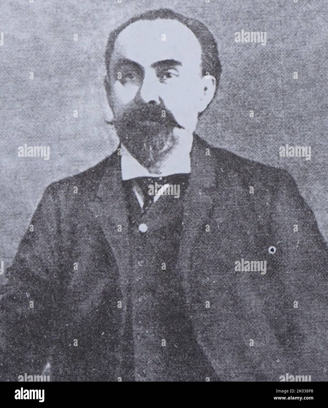 G. V. Plekhanov was a Russian revolutionary, philosopher and a Marxist theoretician. He was a founder of the social-democratic movement in Russia and was one of the first Russians to identify himself as 'Marxist'. Stock Photo