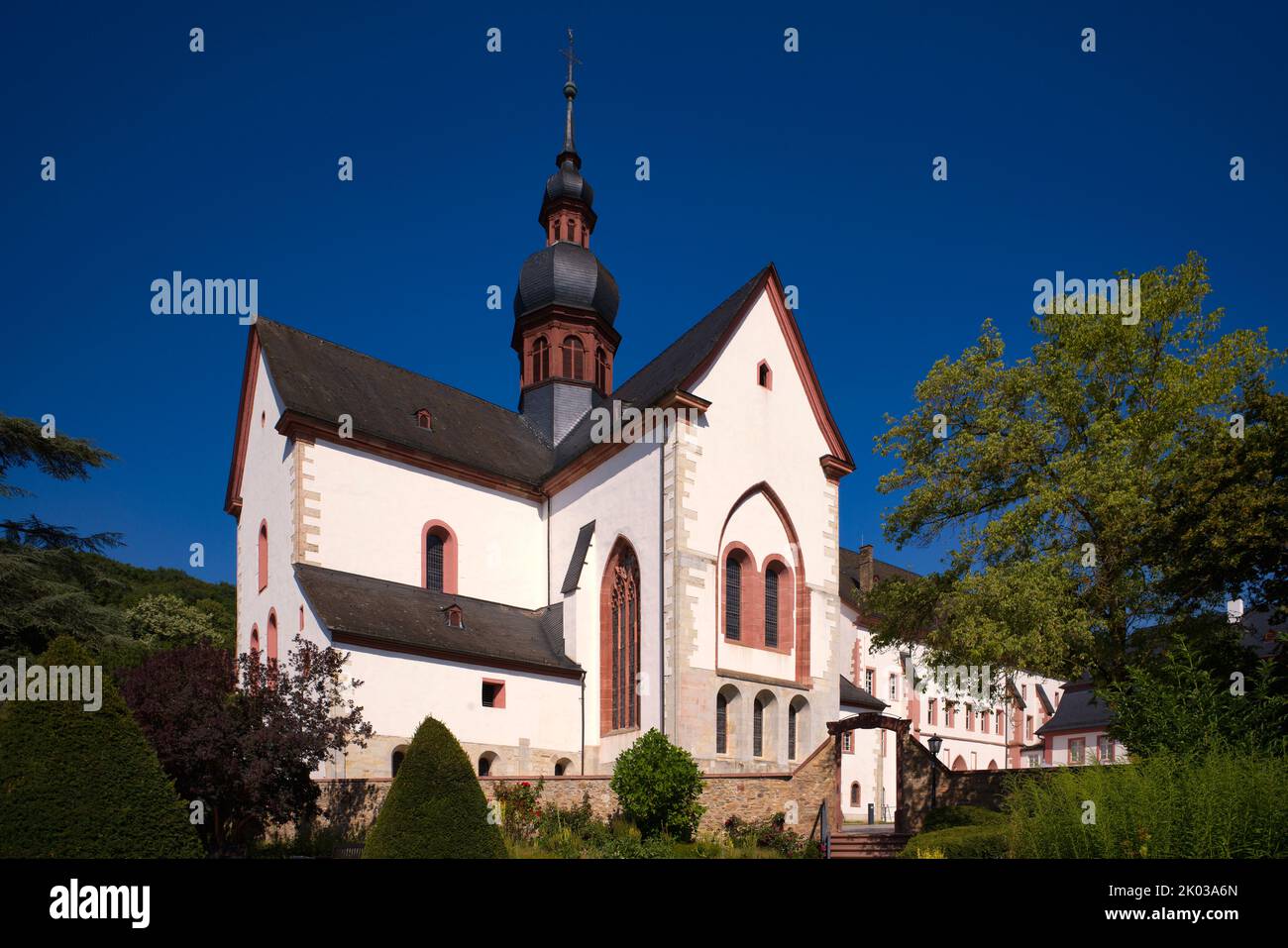 Eberbach Monastery, Cistercian Order, Eltville, Rheingau, Taunus, Hesse, Germany Stock Photo
