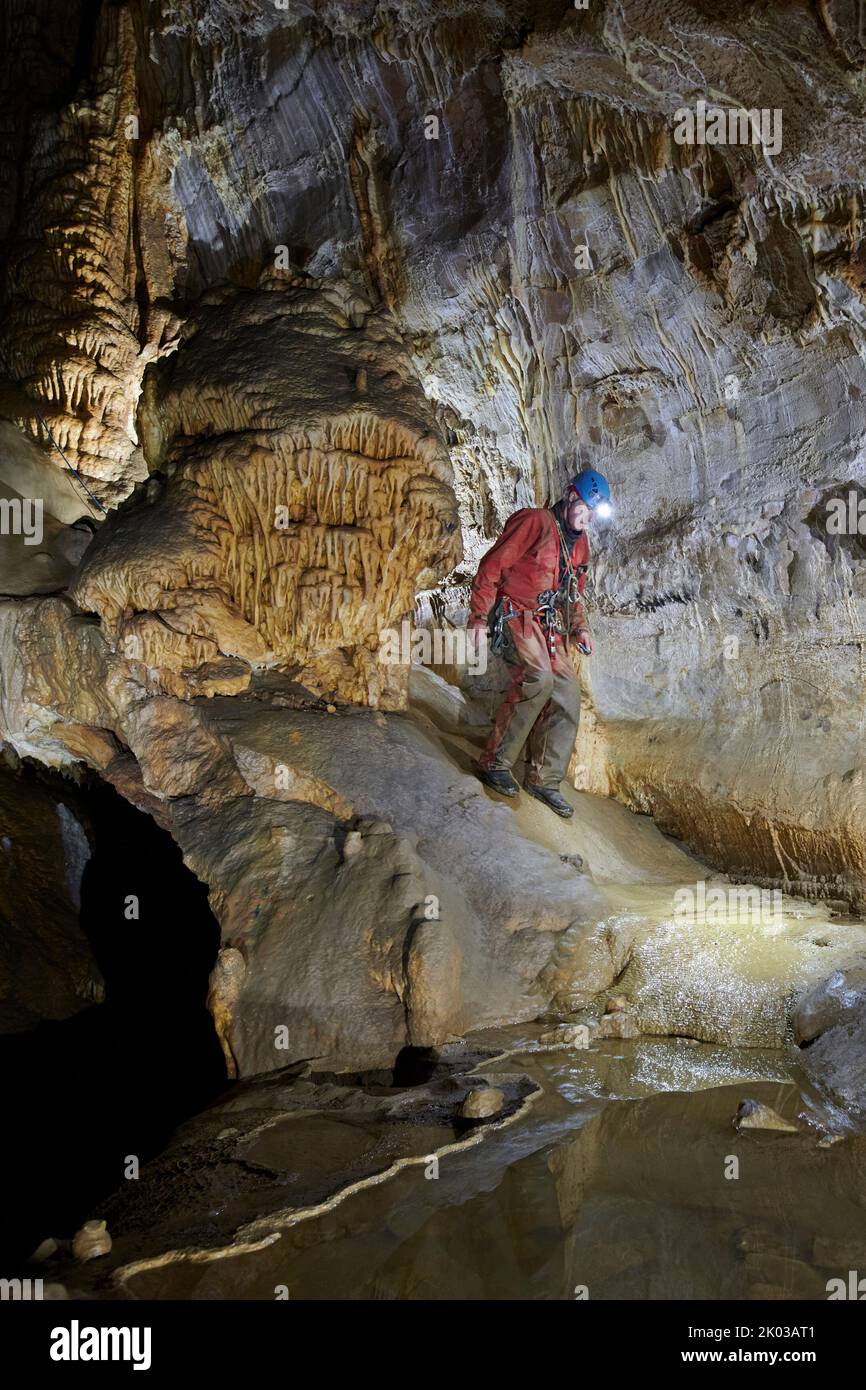 Grotto de la Malatière Stock Photo