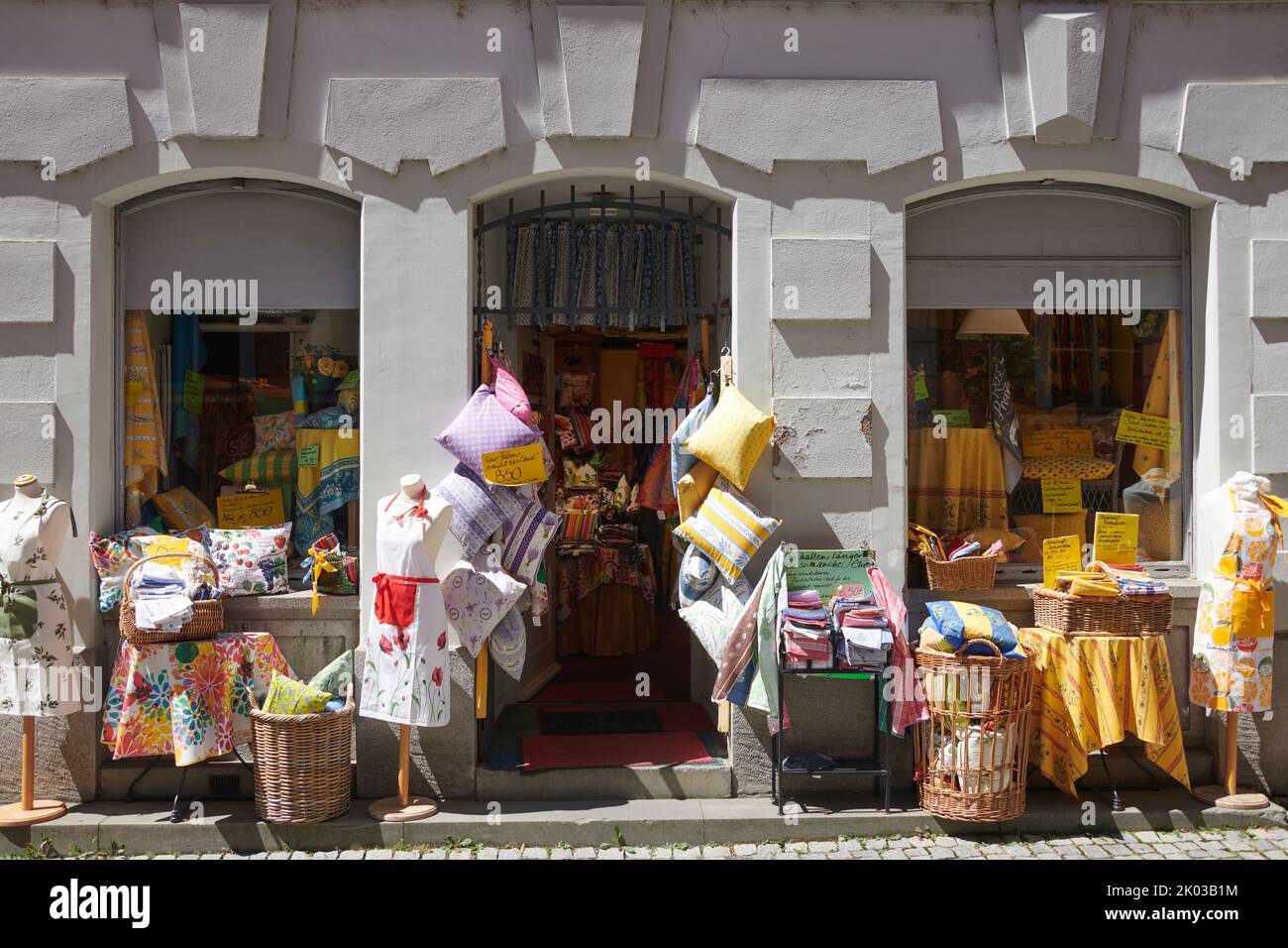 Store in Lindau am Bodensee, Bavaria, Germany Stock Photo