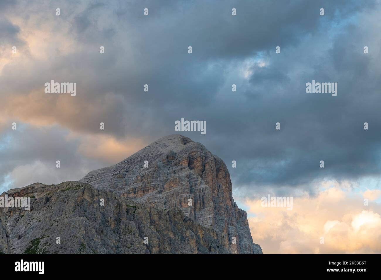 Sunset in the Dolomites Stock Photo - Alamy