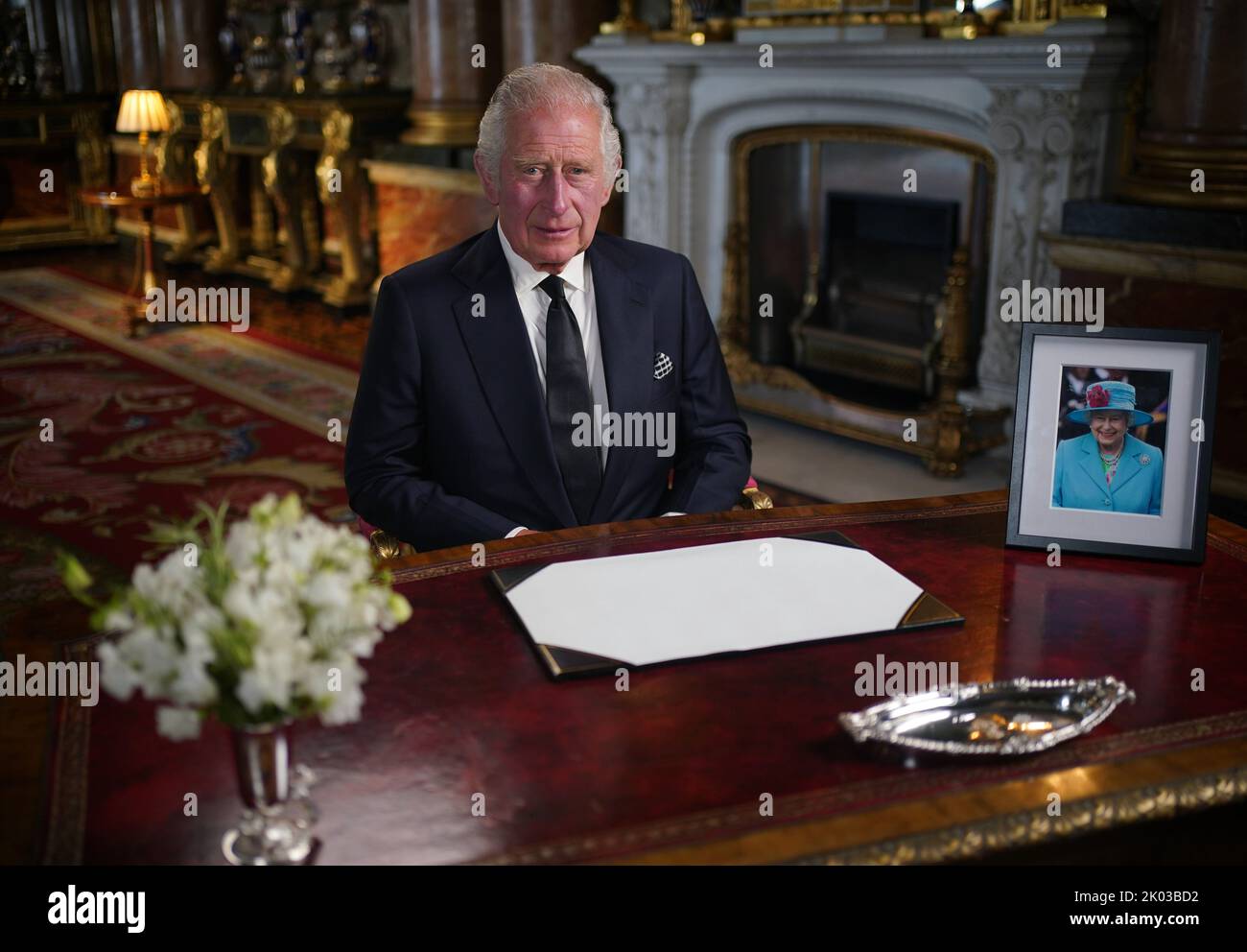 His Addresses King Charles III delivers his address to the nation and the ...