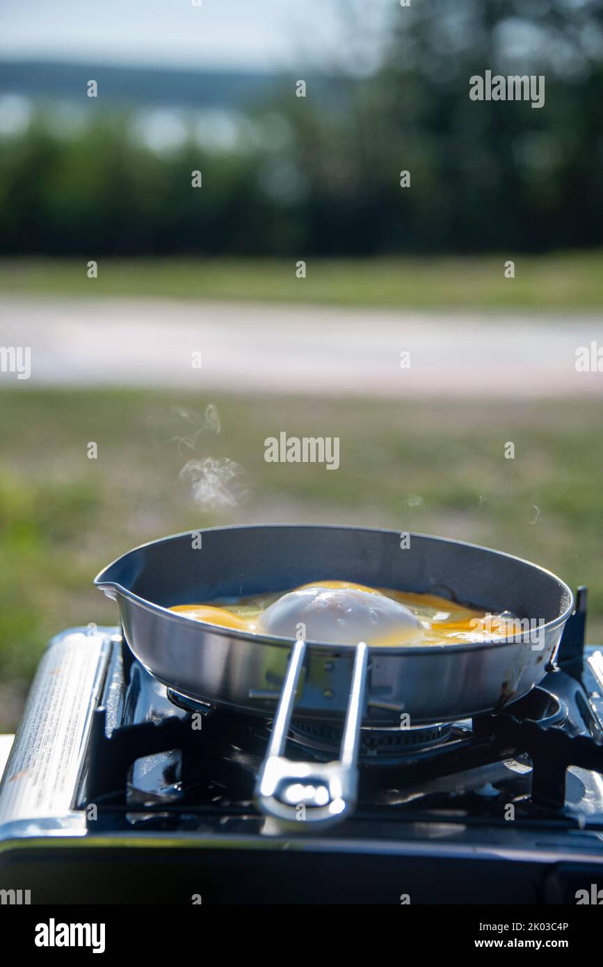 camping gaz heater with reflector Stock Photo - Alamy