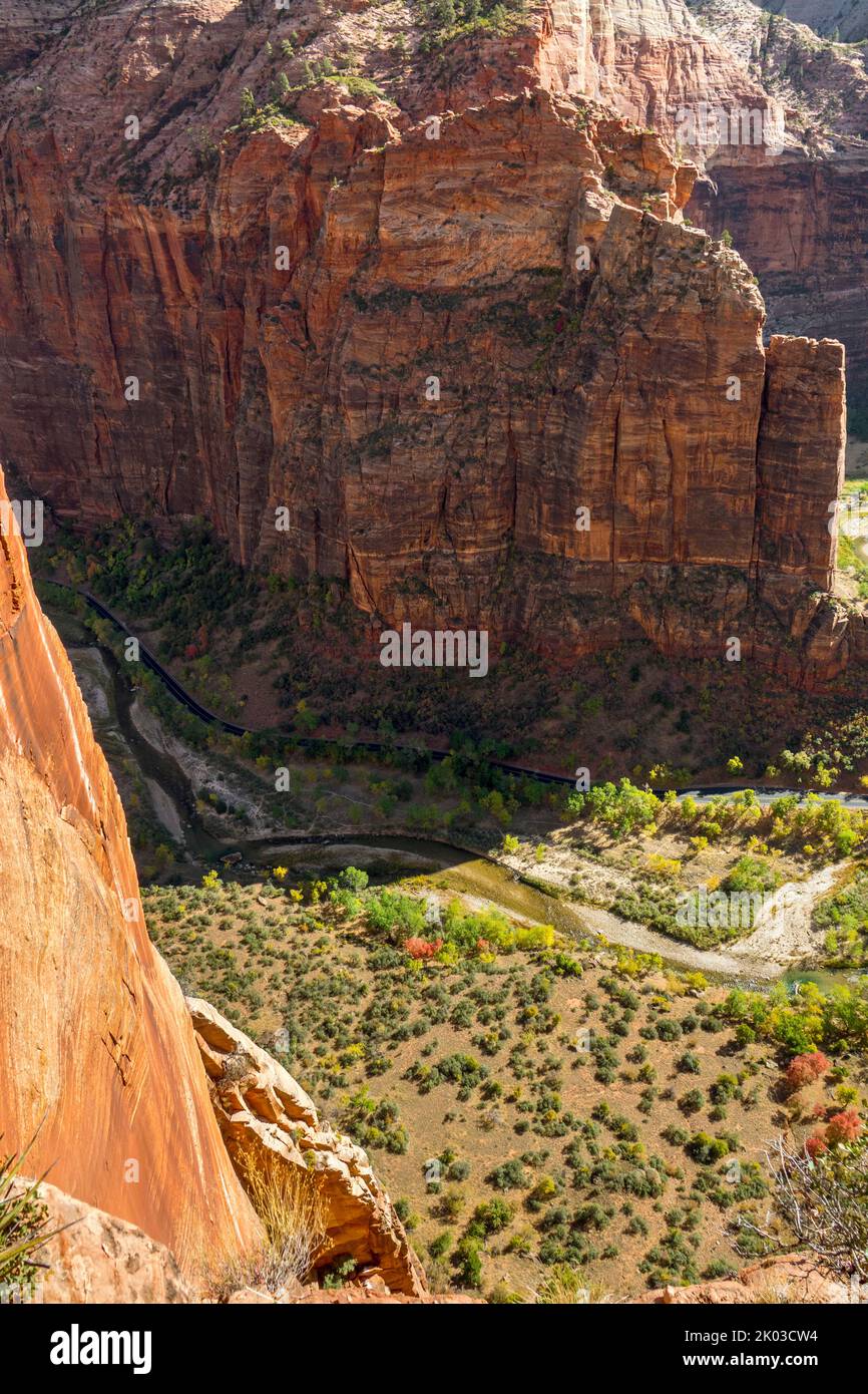 Zion National Park is located in southwestern Utah on the border with