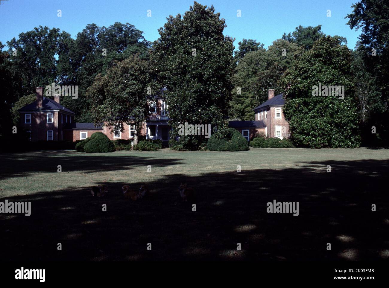 Prince VA. USA. 9/1993. Lower Brandon Plantation or Brandon or