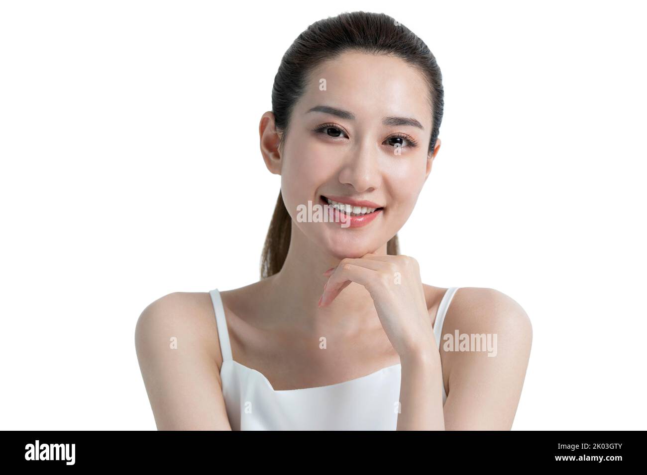 Portrait of beautiful young Chinese woman Stock Photo - Alamy