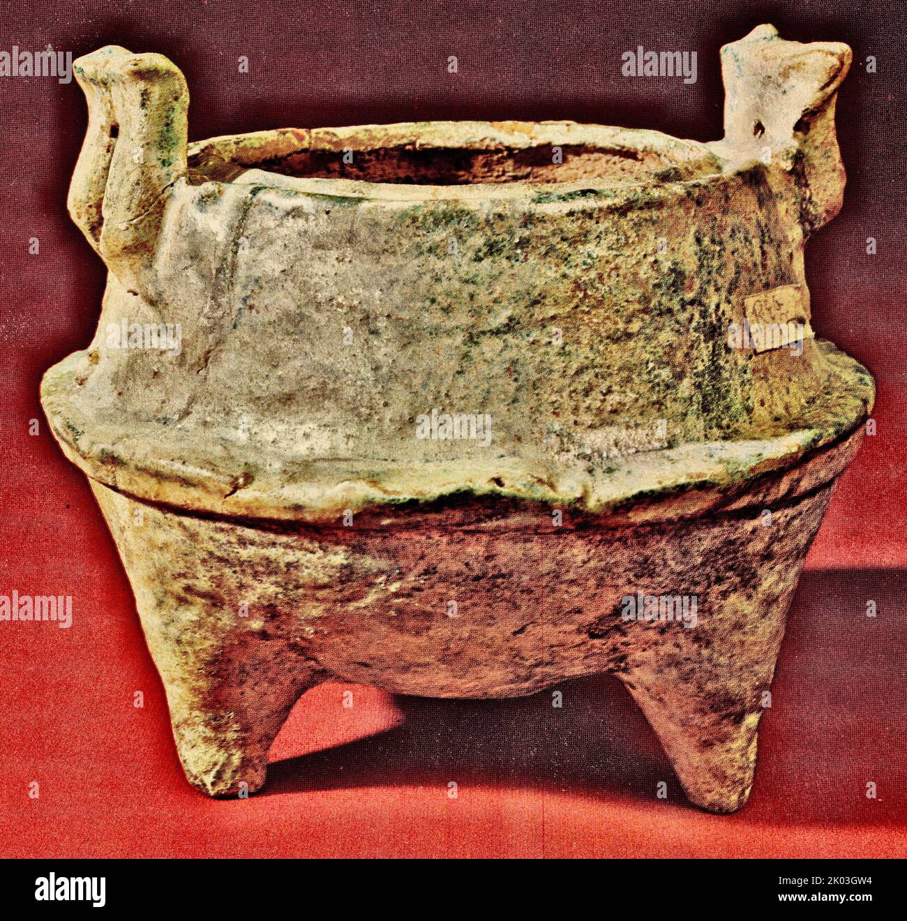 Han Dynasty pot, Chinese, Circa 200 BC Stock Photo