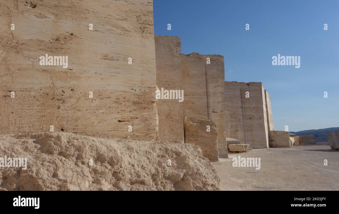 Old Marble Mine. Coahuila Mexico Stock Photo
