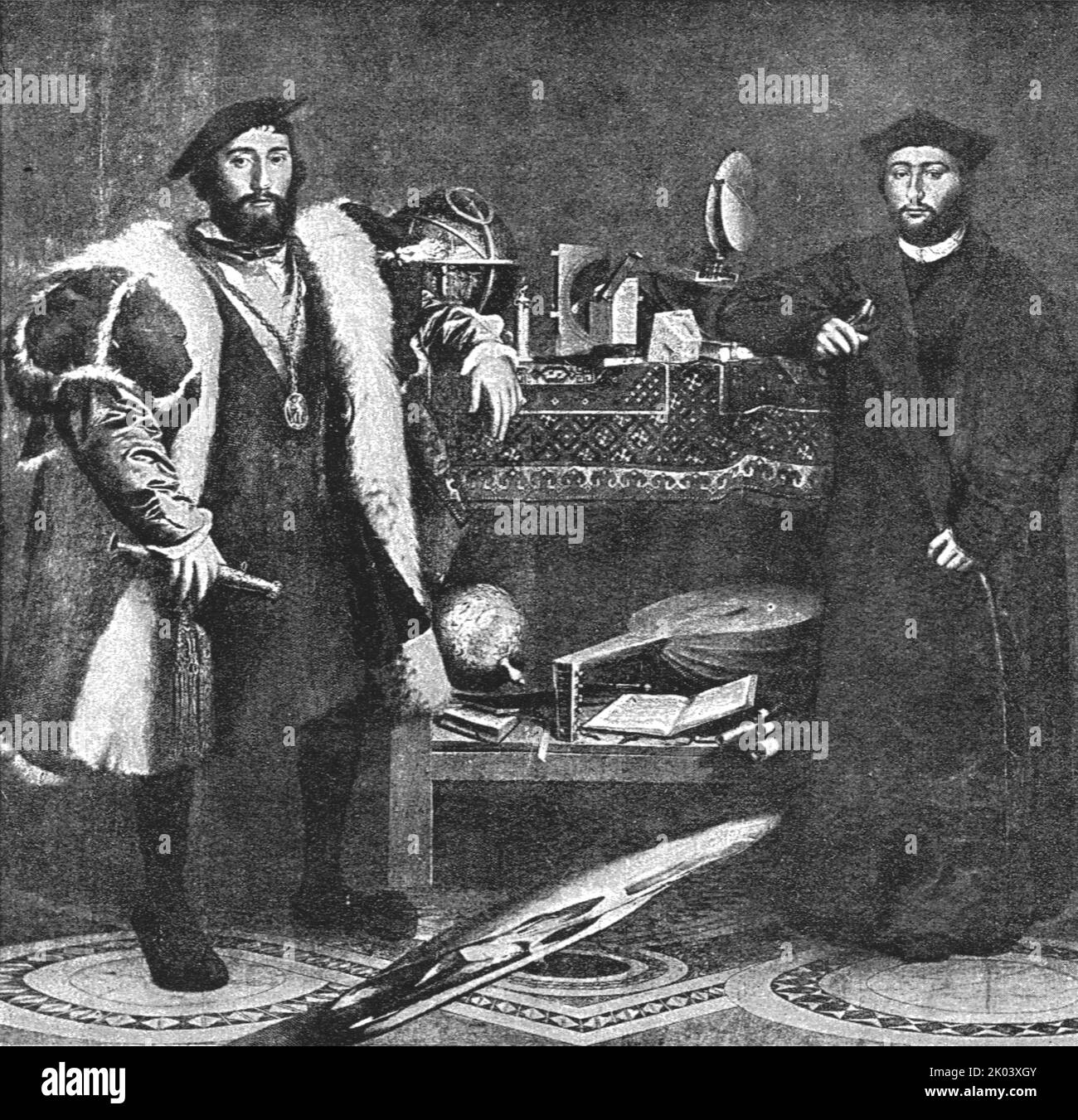 the ambassadors by hans holbein