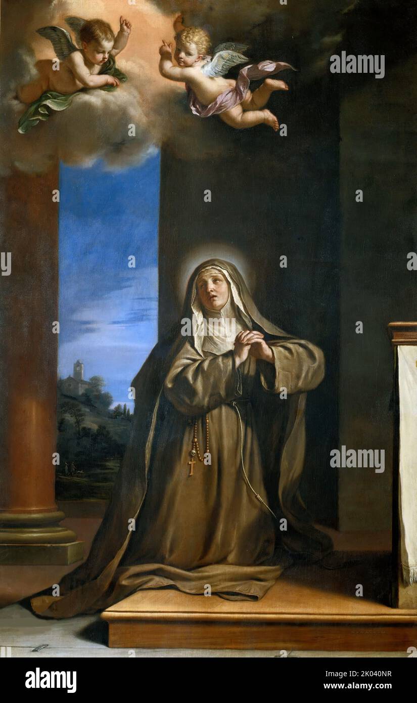 Saint Margaret of Cortona, 1648. Found in the collection of the Musei