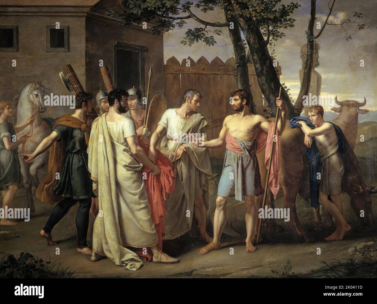 Lucius Quinctius Cincinnatus Leaves the Plough to Dictate Laws to Rome