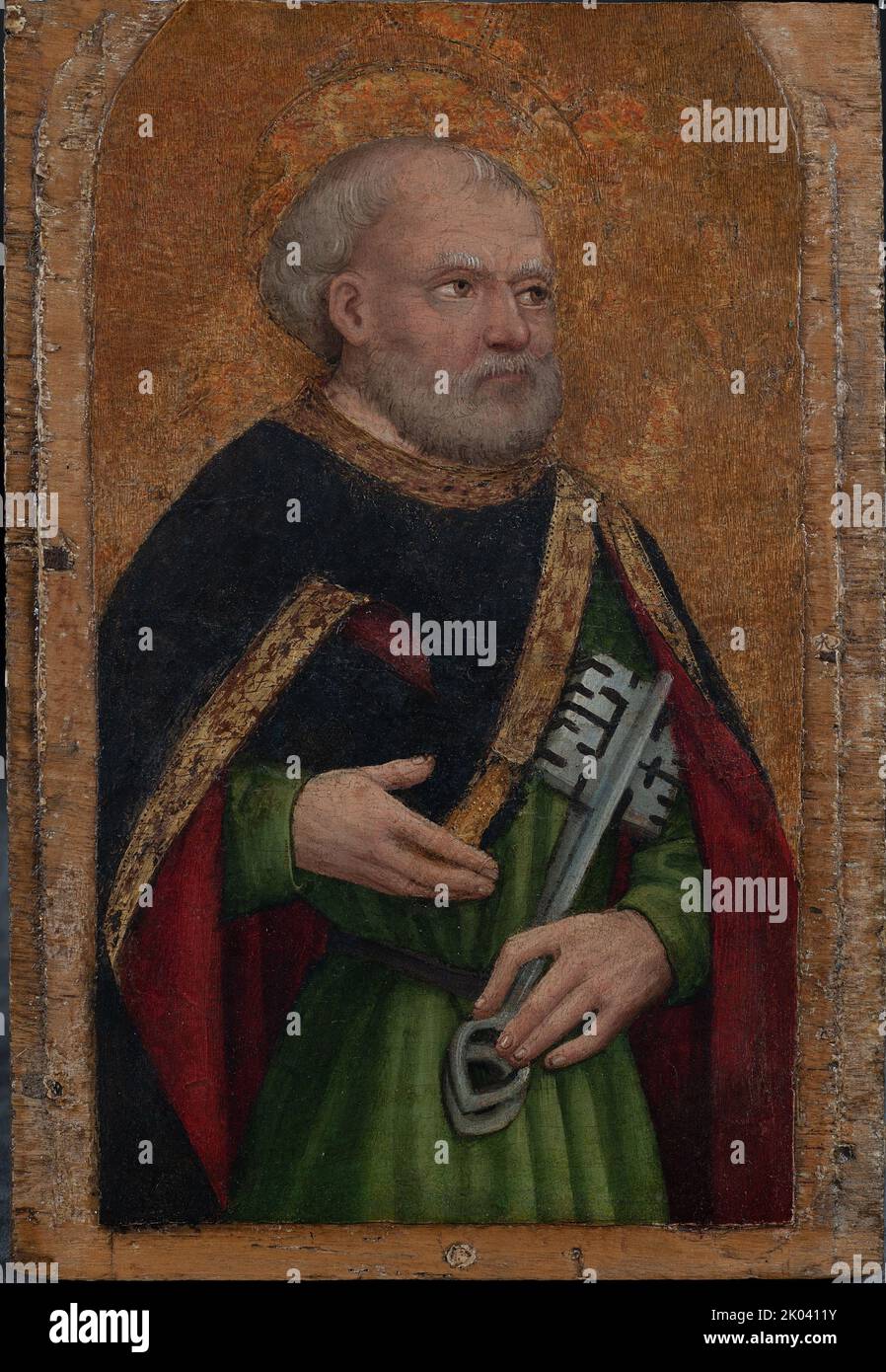 Saint Paul, 1465-1470. Found in the collection of the Museo Civico d'Arte Antica, Turin. Stock Photo