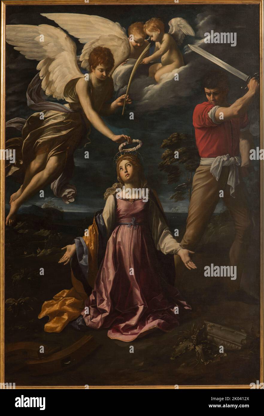 The Martyrdom of Saint Catherine of Alexandria, 1605-1606. Found in the ...