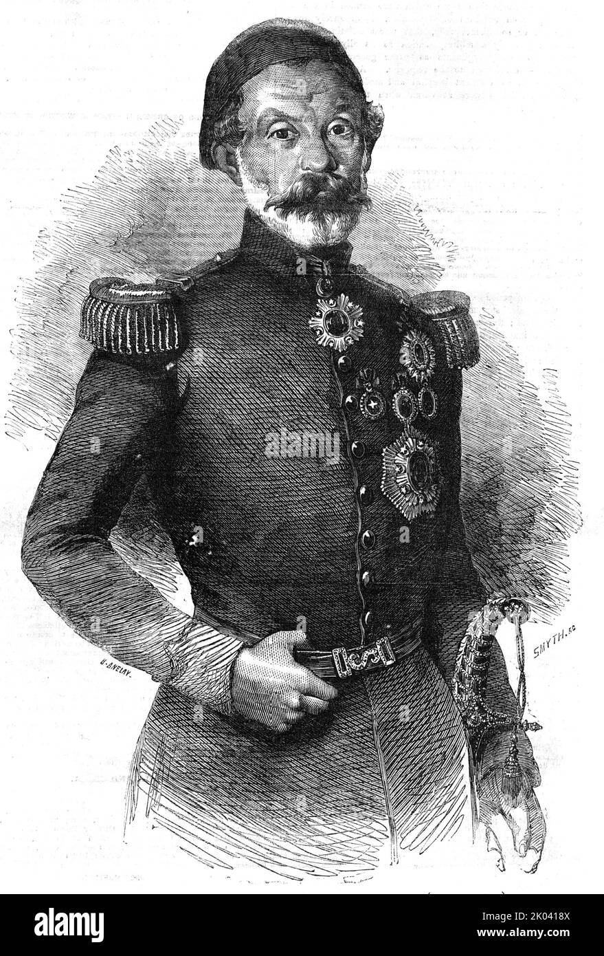 Omer Pacha - from a photograph by Mr. Robertson, of Constantinople ...
