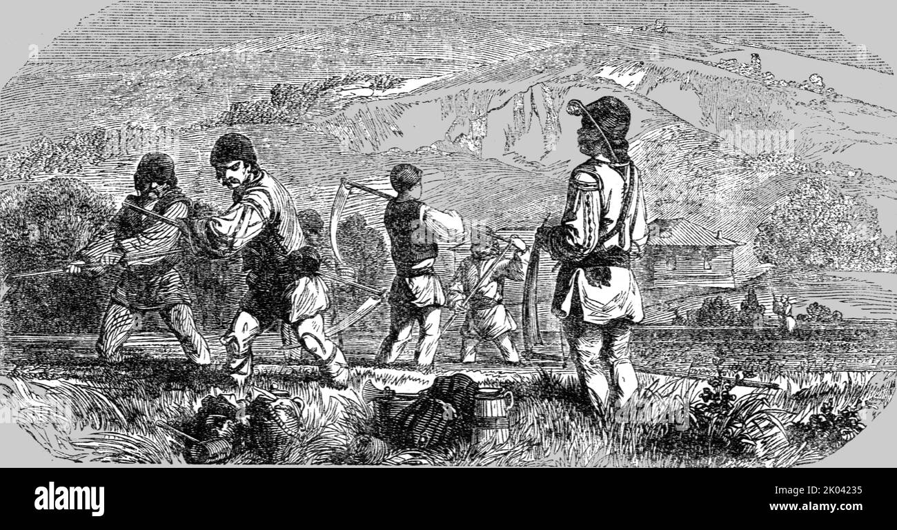 Farmhand family Black and White Stock Photos &amp; Images - Alamy