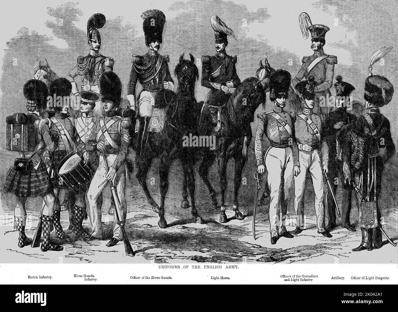 British army uniforms of the 19th century hi-res stock photography and ...