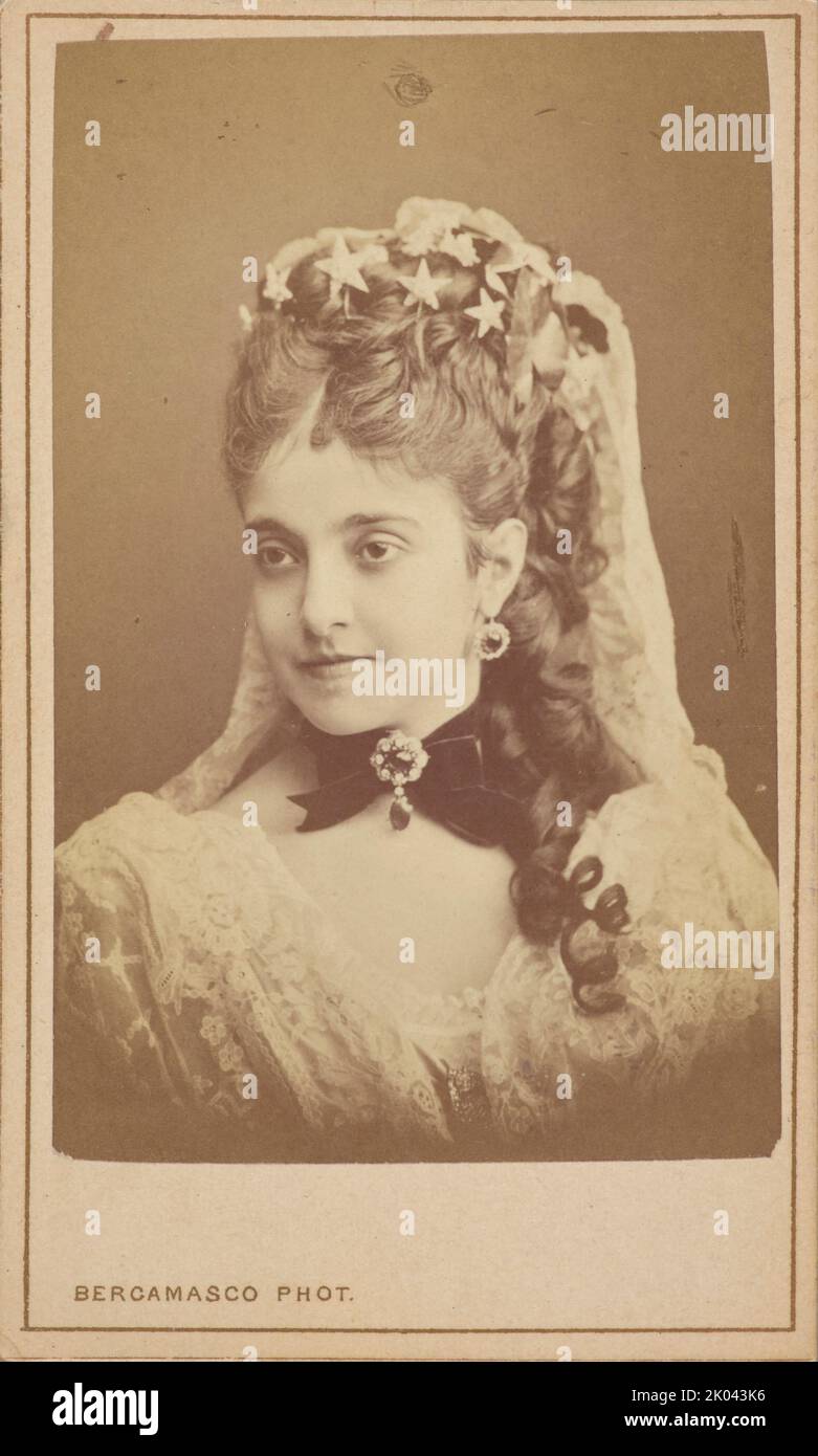 Opera Singer Patti Portrait of the opera singer Adelina Patti (1843-1919), 1870-1875 ...