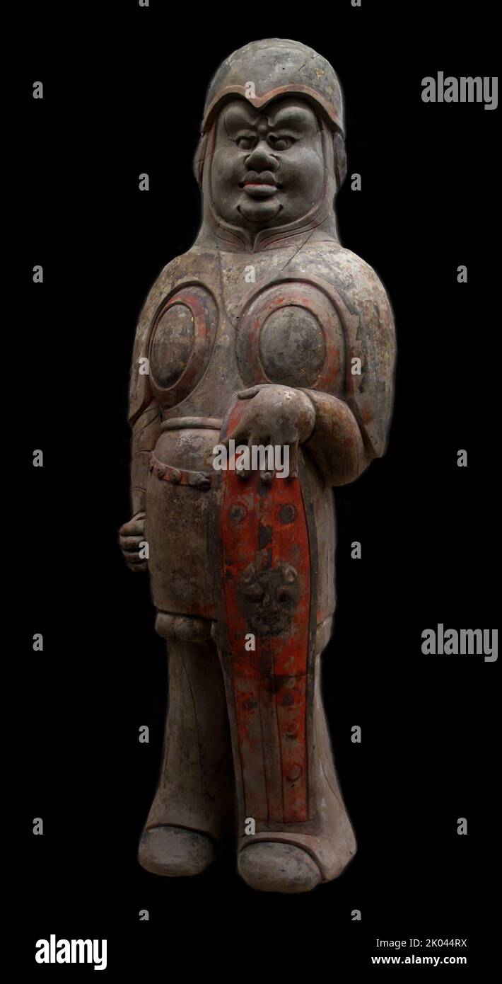 Tomb Guardian. Tomb of Lou Rui, 570. Found in the collection of the ...
