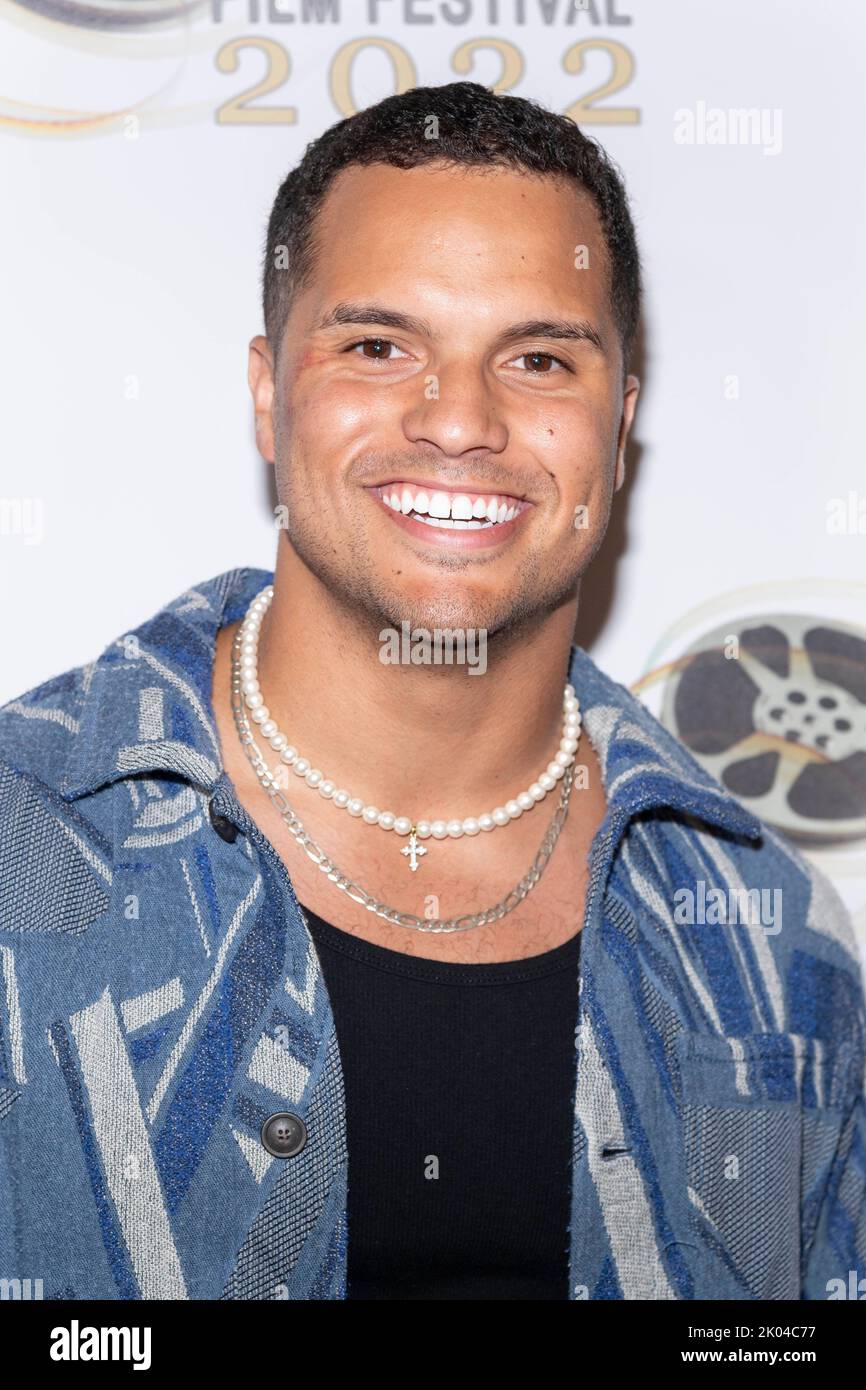 Burbank, Ca, USA. 8th Sep 2022. Manny McCord attends 14th Annual Burbank Film Festival - Opening Night at AMC 16 Theater, Burbank, CA on September 8, 2022 Credit: Eugene Powers/Alamy Live News Stock Photo
