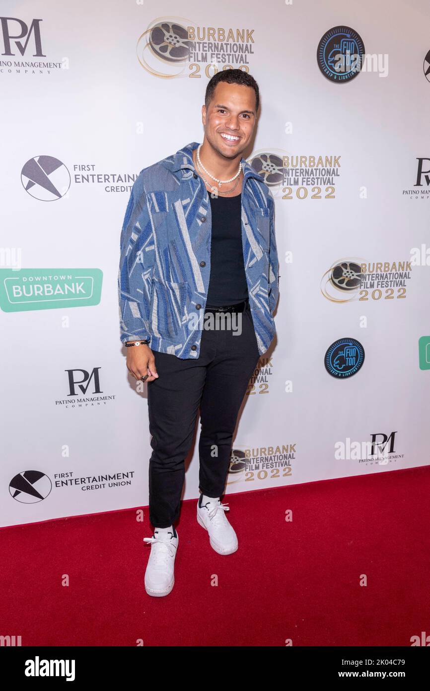 Burbank, Ca, USA. 8th Sep 2022. Manny McCord attends 14th Annual Burbank Film Festival - Opening Night at AMC 16 Theater, Burbank, CA on September 8, 2022 Credit: Eugene Powers/Alamy Live News Stock Photo
