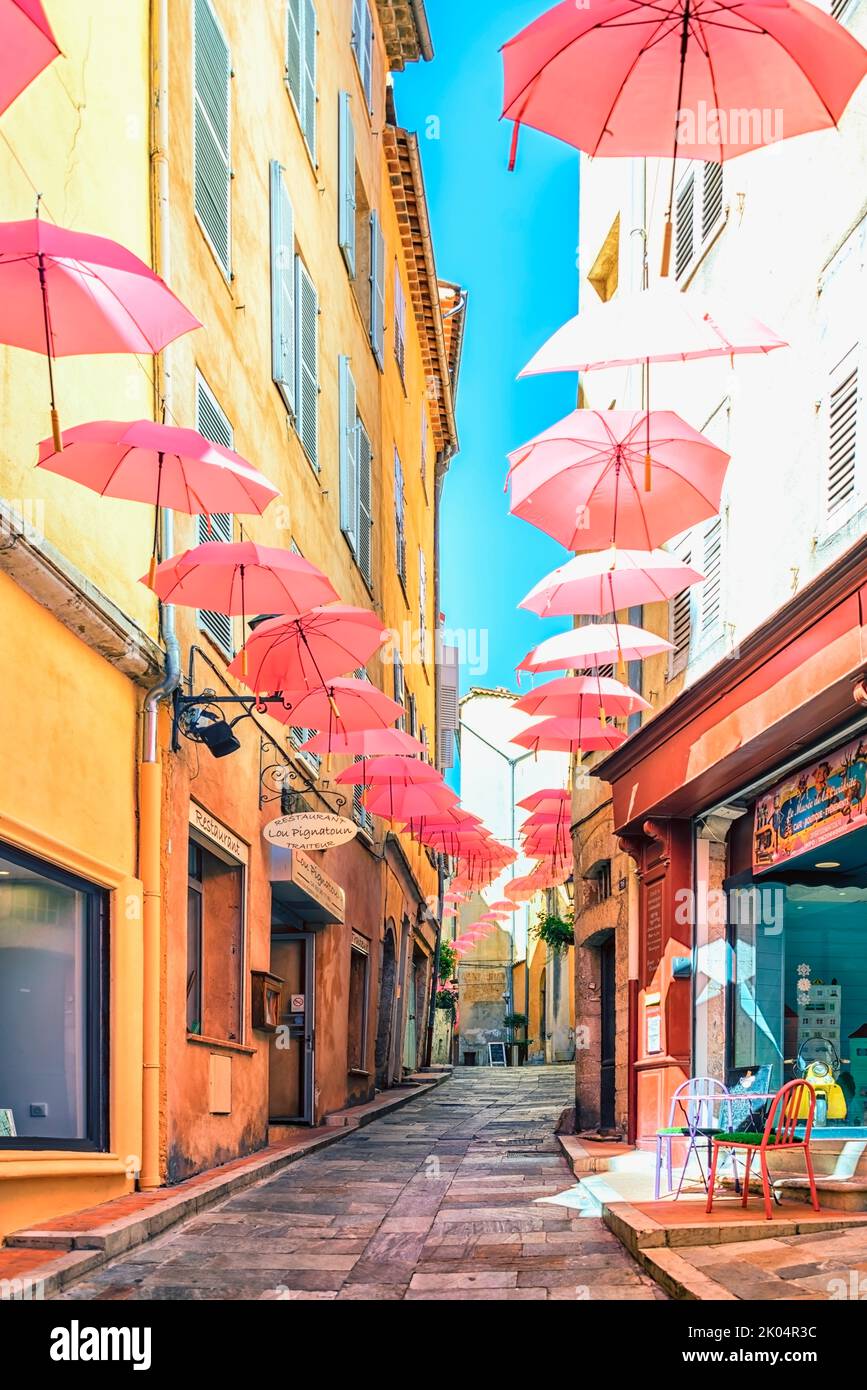 The city of Grasse on the French Riviera Stock Photo
