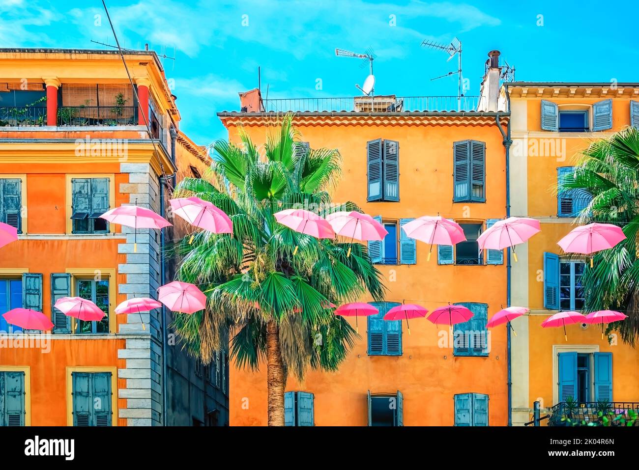 The city of Grasse on the French Riviera Stock Photo