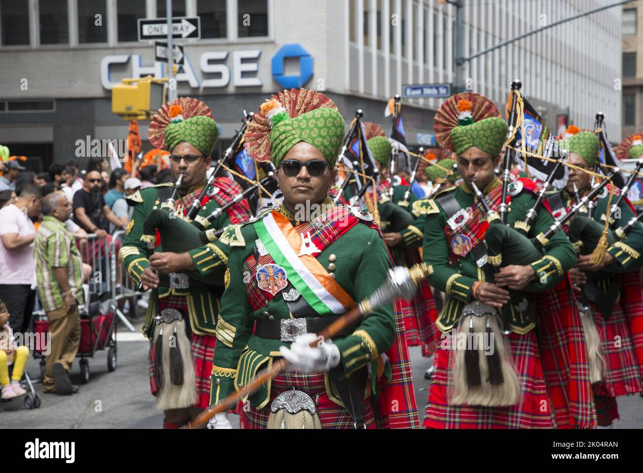 75th anniversary Indian Independence Day Parade on Madison Avenue in