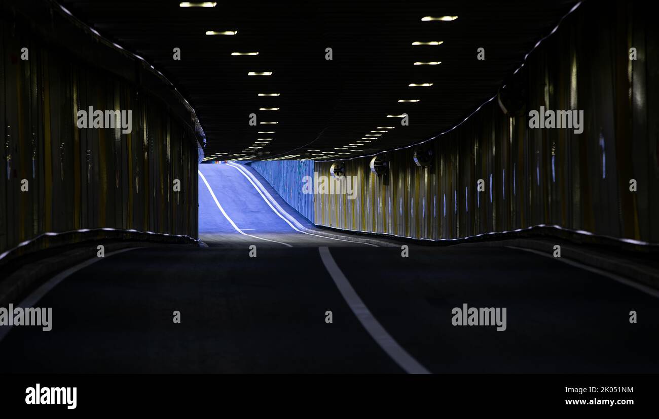Bucharest, Romania - September 04, 2022: The newly renovated Unirii Passage tunnel on Dimitrie Cantemir Boulevard. Stock Photo