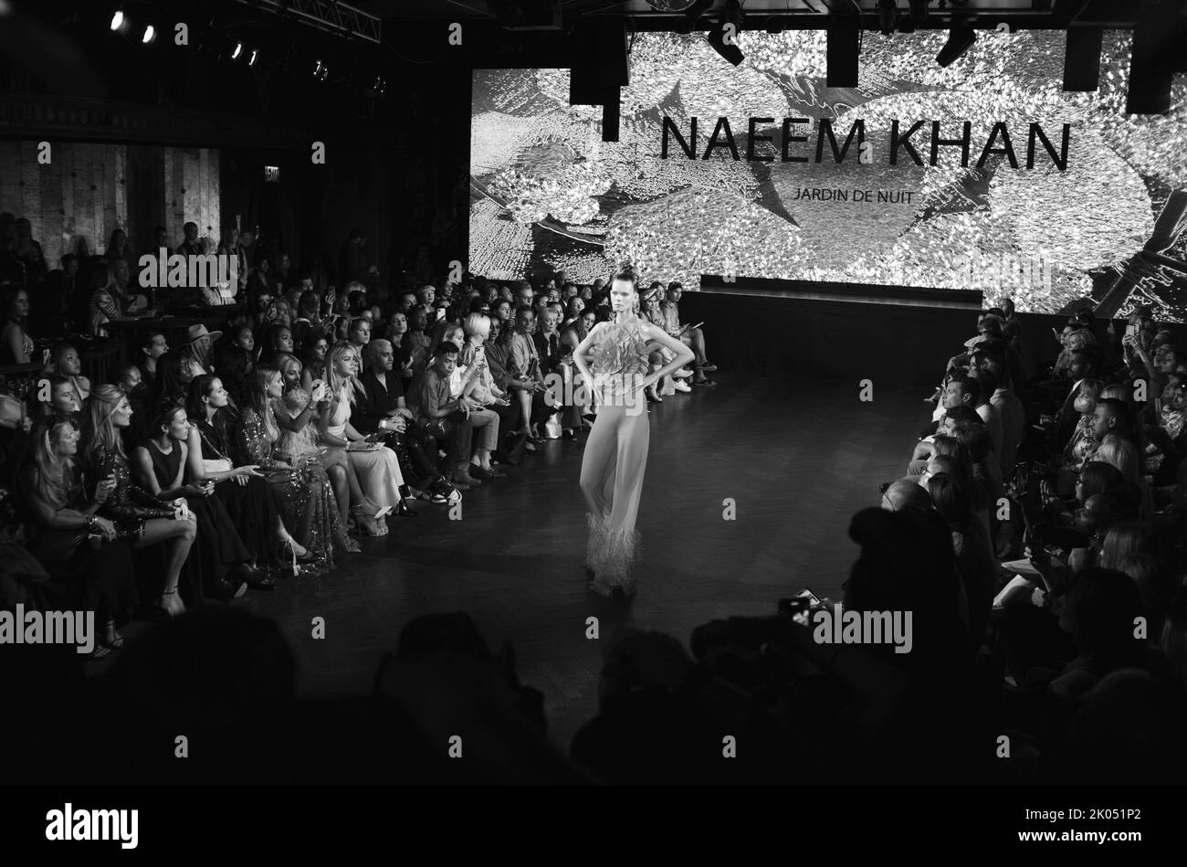 New York, New York, USA. 9th Sep, 2022. Models for Naeem Khan are shown
