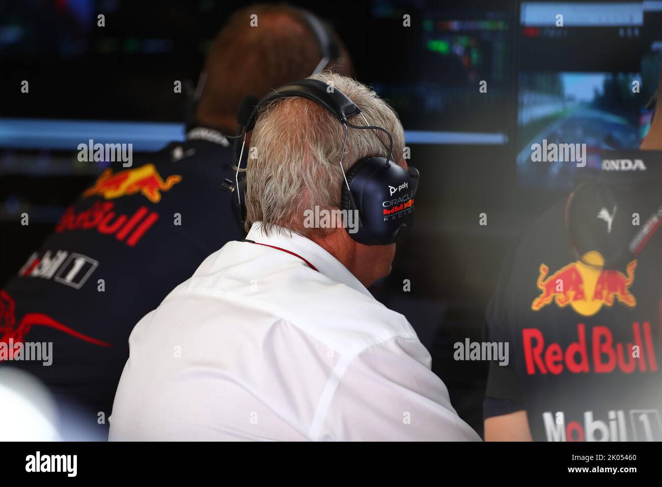 Monza, Italy. 27th Jan, 2022. Helmut Marko former professional racing driver and current advisor to the Red Bull GmbH Formula One teams, and head of Red Bull's driver development program during the Italian GP, 8-11 September 2022 at Monza track, Formula 1 World championship 2022. Credit: Independent Photo Agency/Alamy Live News Stock Photo