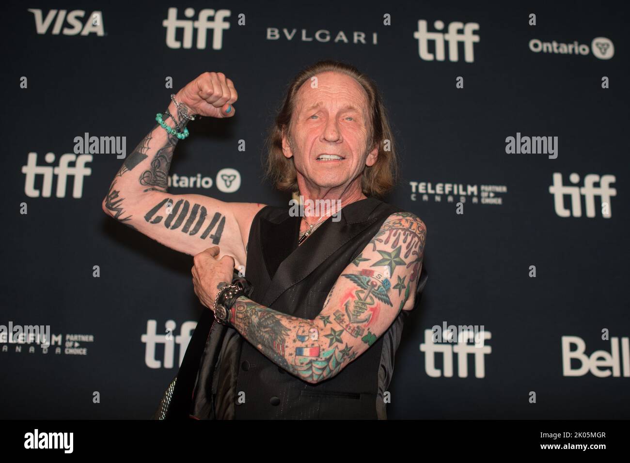 Actor Paul Raci poses for a photograph on the red carpet for the film ...