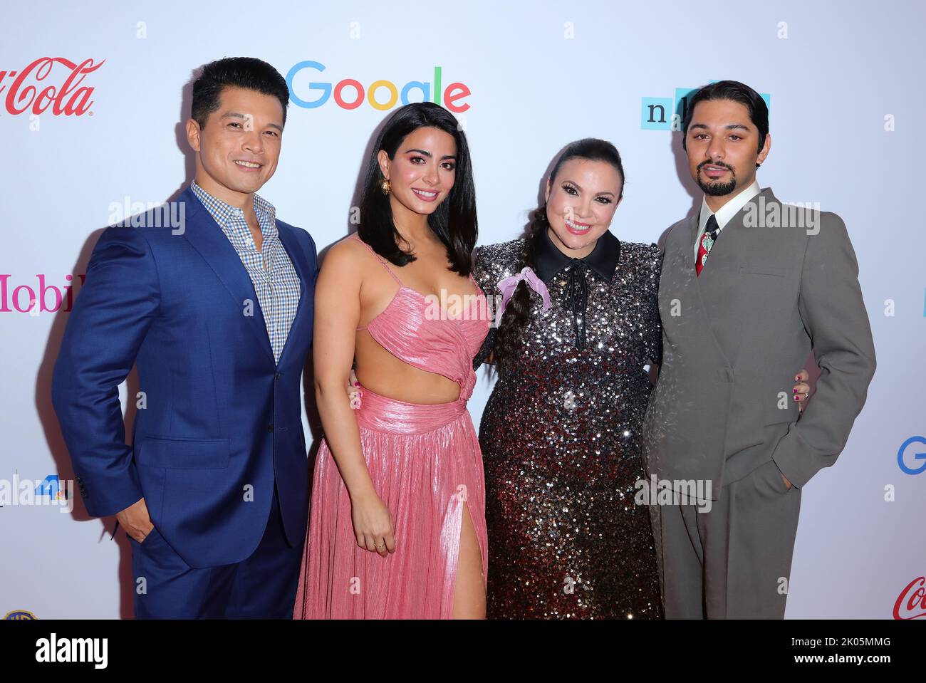 Beverly Hills, USA. 09th Sep, 2022. Vincent Rodriguez III, Emeraude Toubia, Gloria Calderon Kellett, Mark indelicato arrives at The National Hispanic Media Coalition Impact Awards Gala held at The Beverly Wilshire Four Seasons Hotel in Beverly Hills, CA on Friday, September 9, 2022 . (Photo By Juan Pablo Rico/Sipa USA) Credit: Sipa USA/Alamy Live News Stock Photo