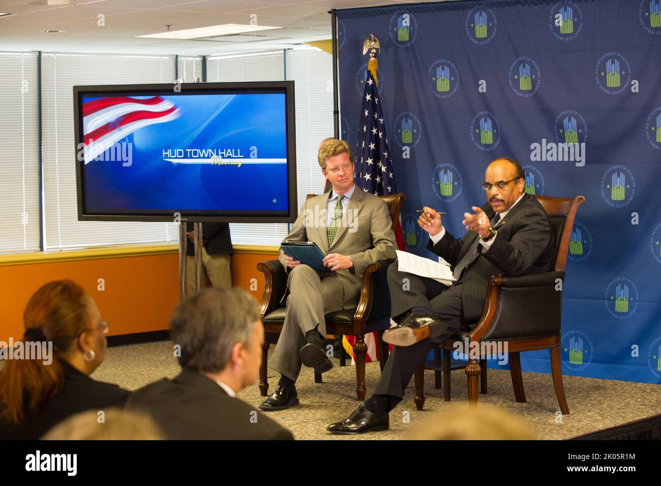 Atlanta, town hall meeting, with Secretary Shaun Donovan among