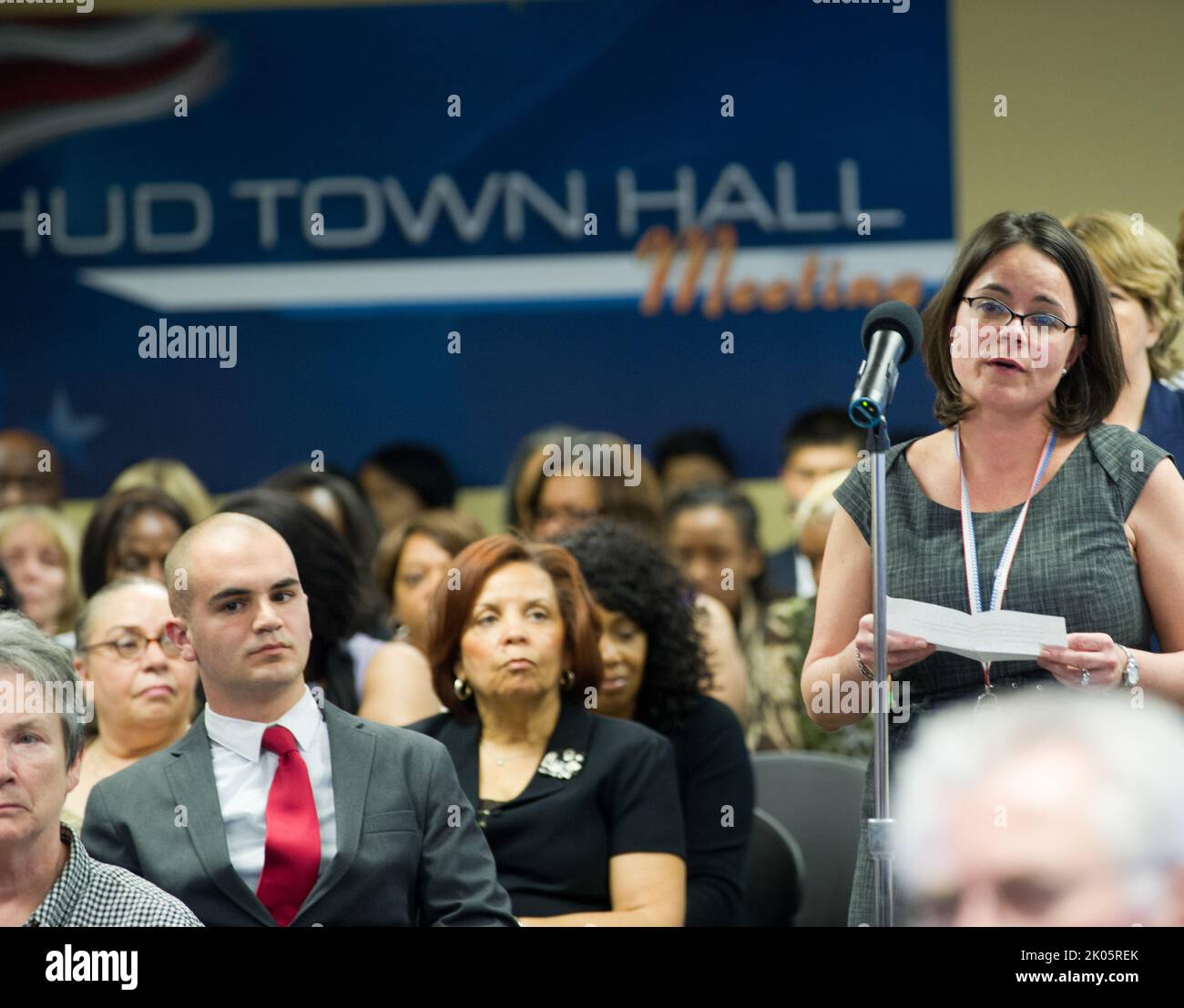 Atlanta, town hall meeting, with Secretary Shaun Donovan among