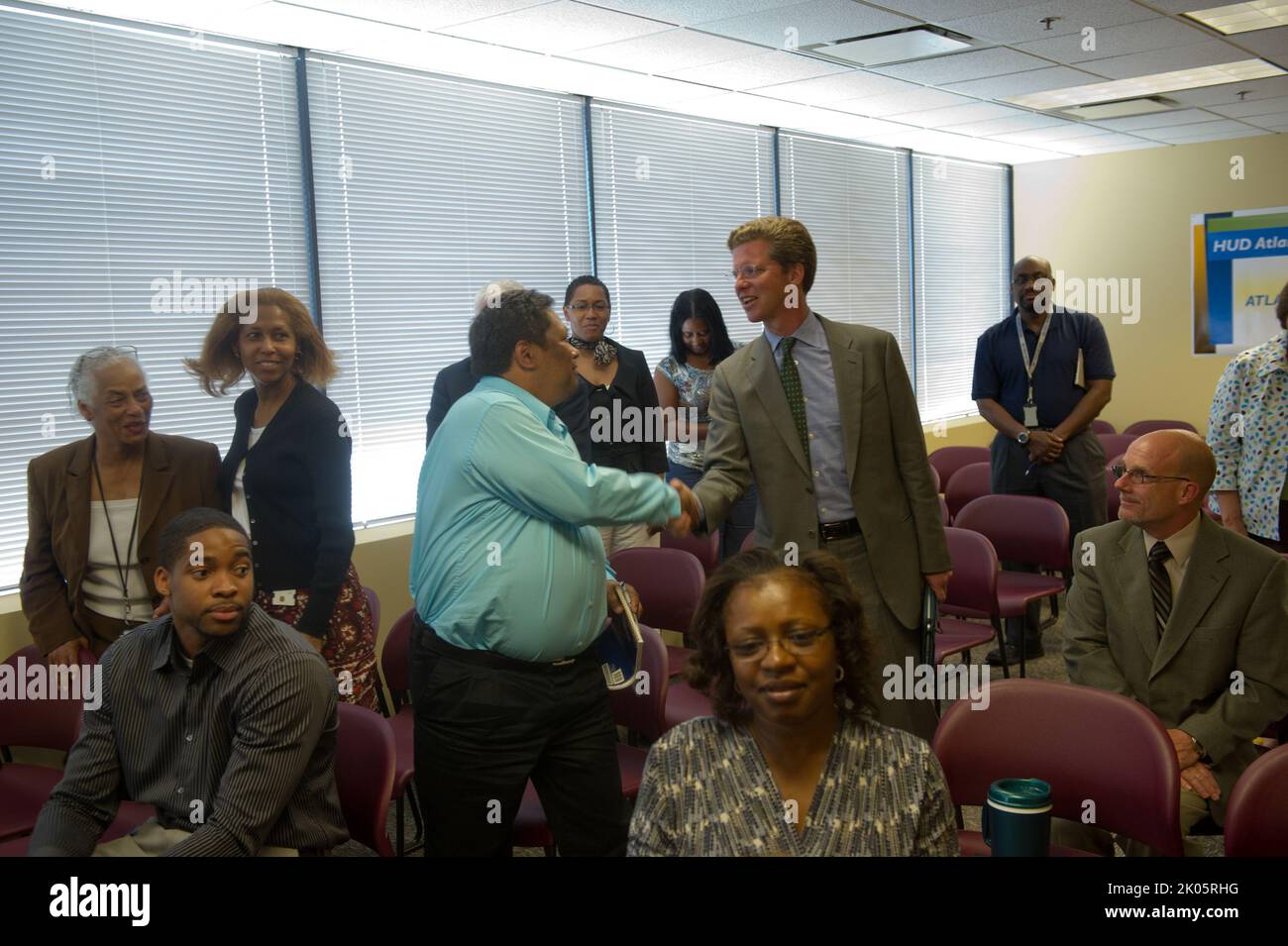 Atlanta, town hall meeting, with Secretary Shaun Donovan among