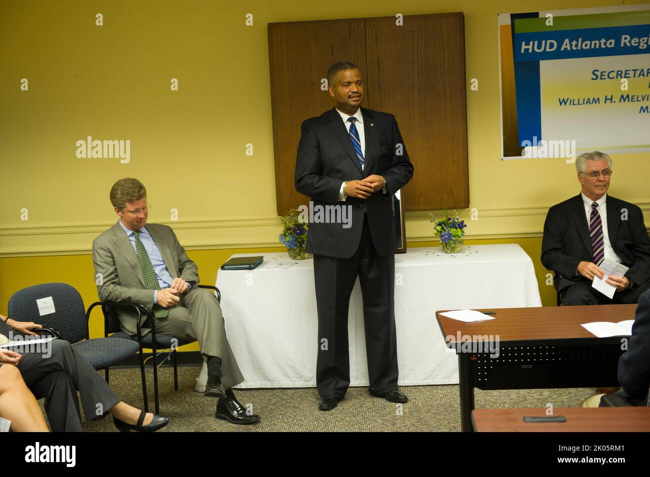 Atlanta, town hall meeting, with Secretary Shaun Donovan among