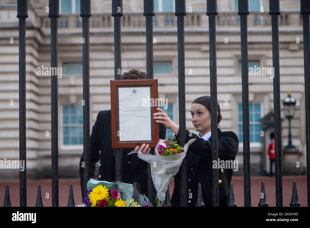 London, UK. 09th Sep, 2022. The official Royal announcement of the