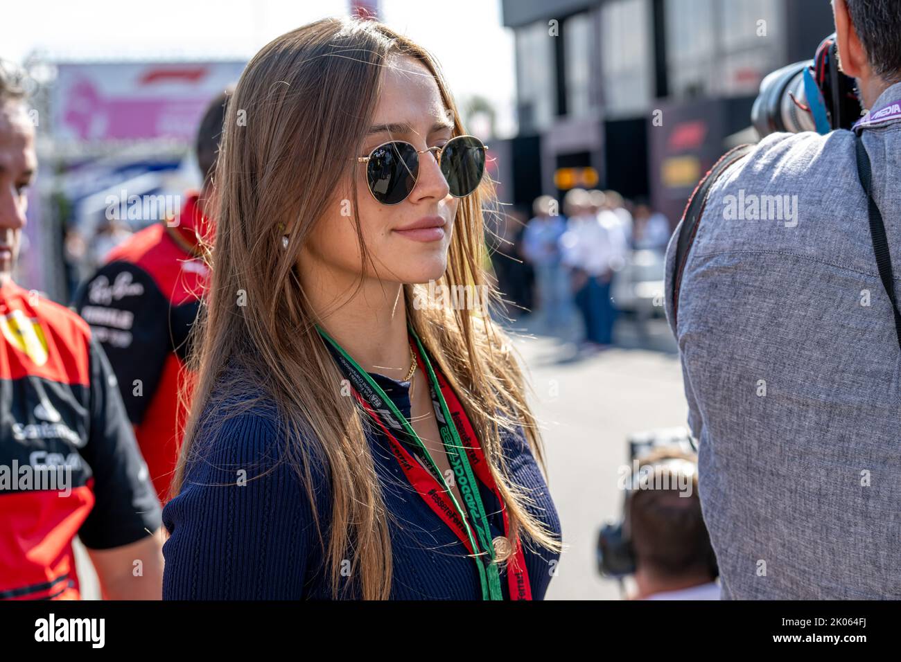 Monza, Italy, 09th Sep 2022, Charlotte Sine attending practice, round 16 of the 2022 Formula 1 championship. Credit: Michael Potts/Alamy Live News Stock Photo
