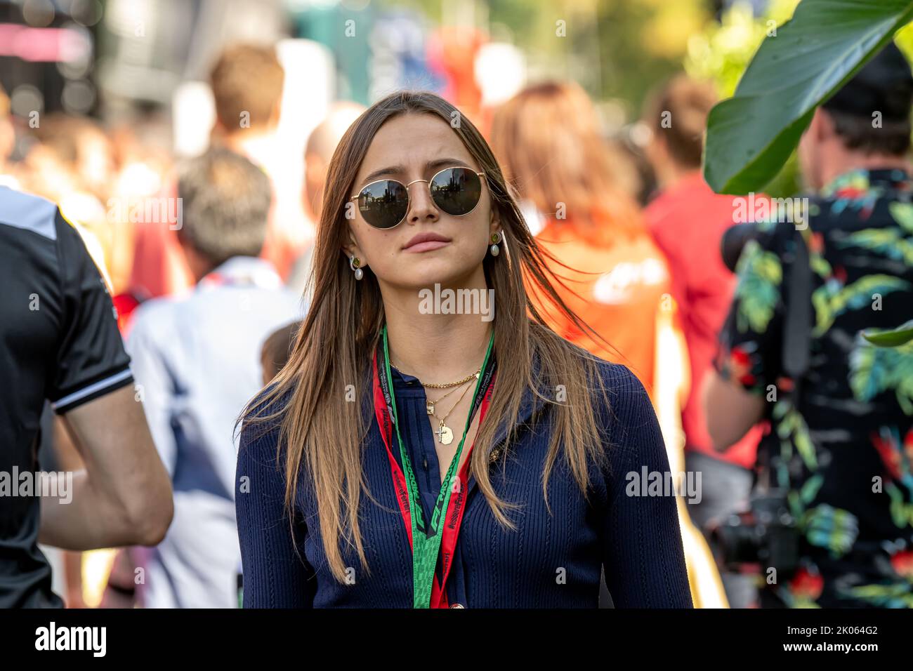 Monza, Italy, 09th Sep 2022, Charlotte Sine attending practice, round 16 of the 2022 Formula 1 championship. Credit: Michael Potts/Alamy Live News Stock Photo