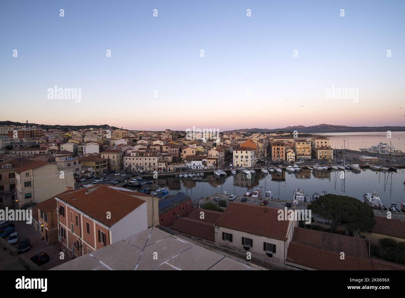 La Maddalena, porto Stock Photo