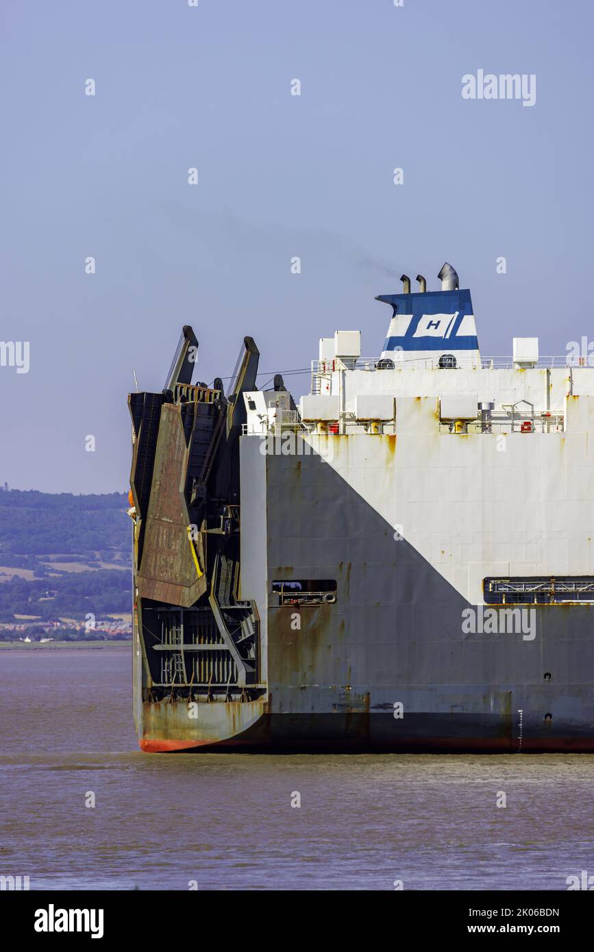 RoRo heading into port Stock Photo - Alamy