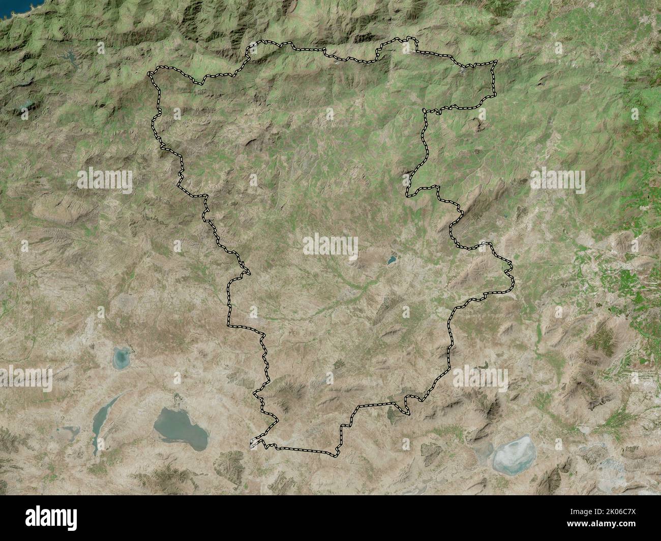Mila, province of Algeria. High resolution satellite map Stock Photo Alamy