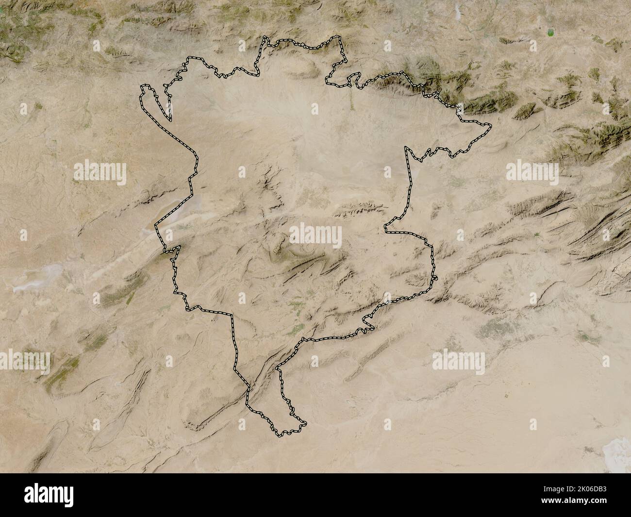 M'Sila, province of Algeria. Low resolution satellite map Stock Photo ...