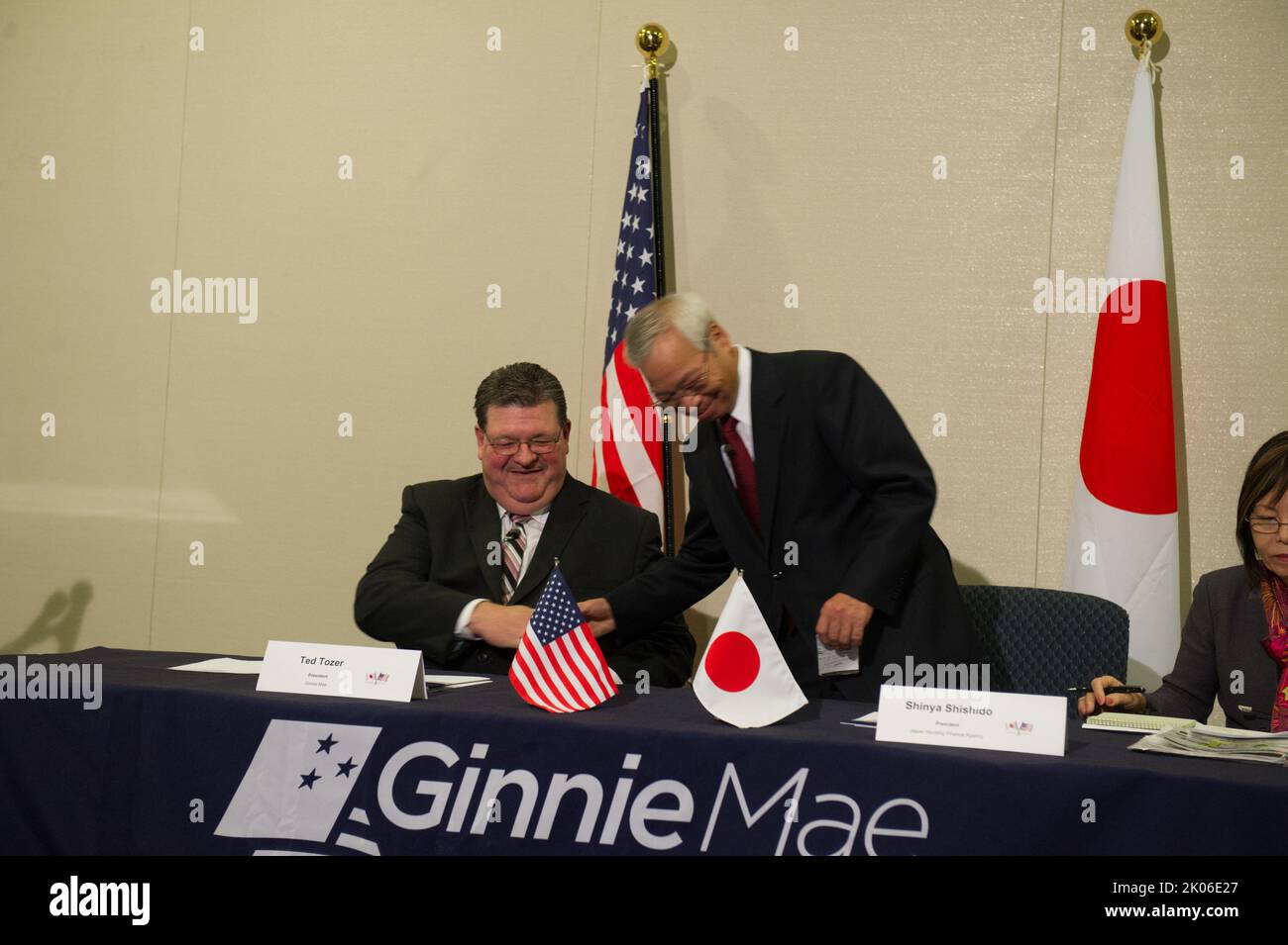 Signing event for Memorandum of Understanding between Ginnie Mae and