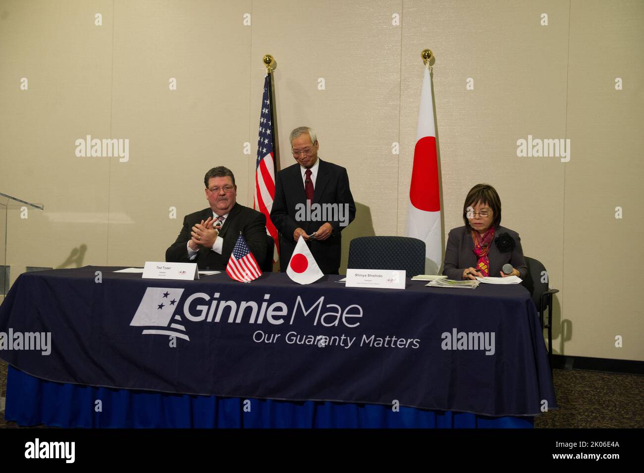 Signing event for Memorandum of Understanding between Ginnie Mae and
